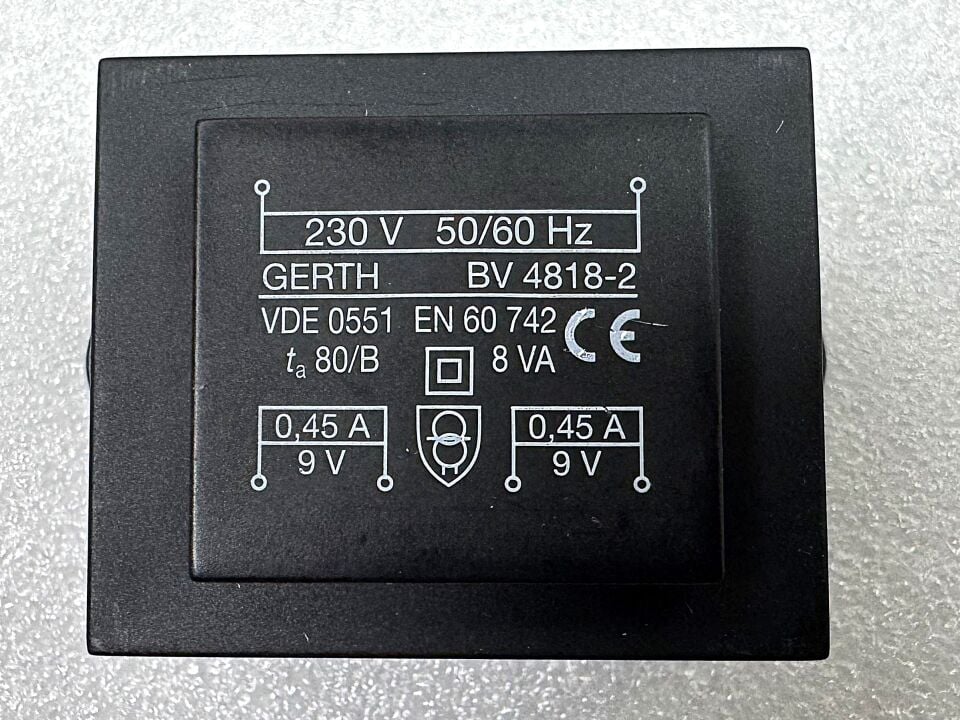 2X9V 8VA TRAFO