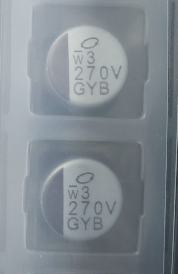270UF 35V 10X10 SMD  (GYB1V271MCQADNGS)  Hybrid Aluminium Electrolytic Capacitor