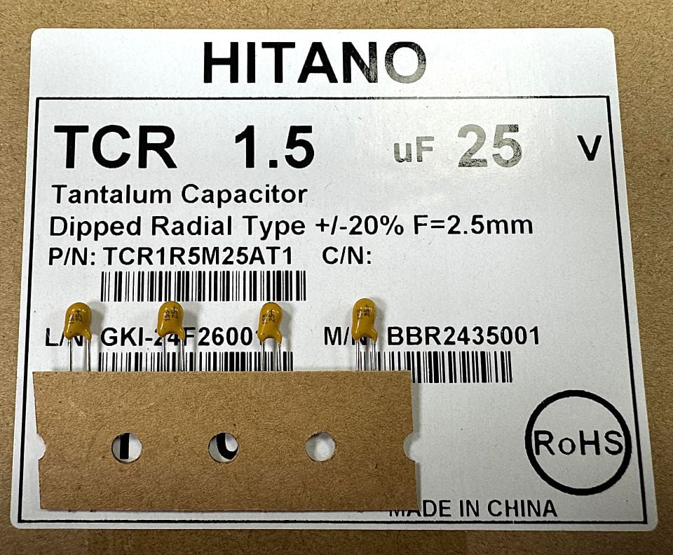 1.5UF 25V TANTAL