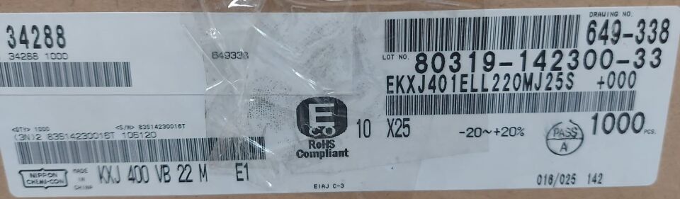 22UF 400V