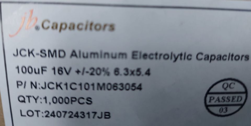 100UF 16V SMD