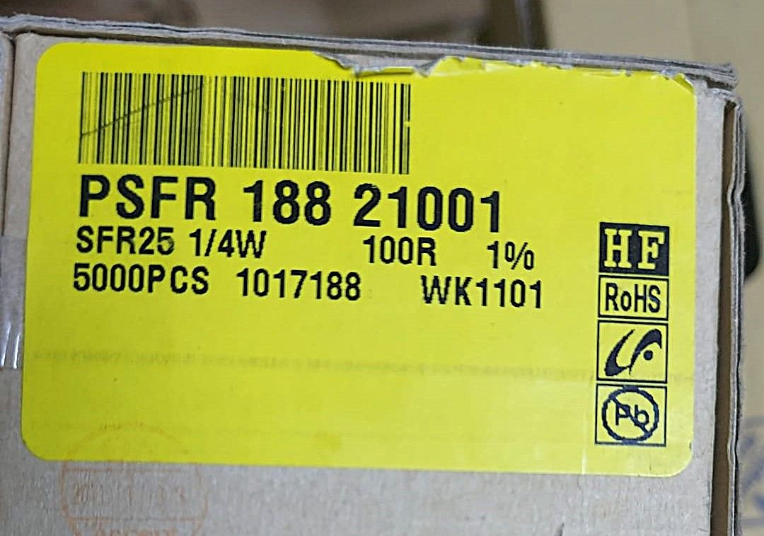 100R 1/4W %1 METAL FİLM DİRENÇ