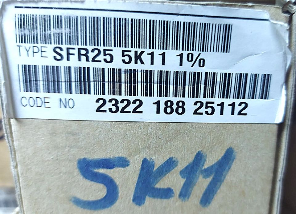 5K11 1/4W %1 METAL FİLM DİRENÇ