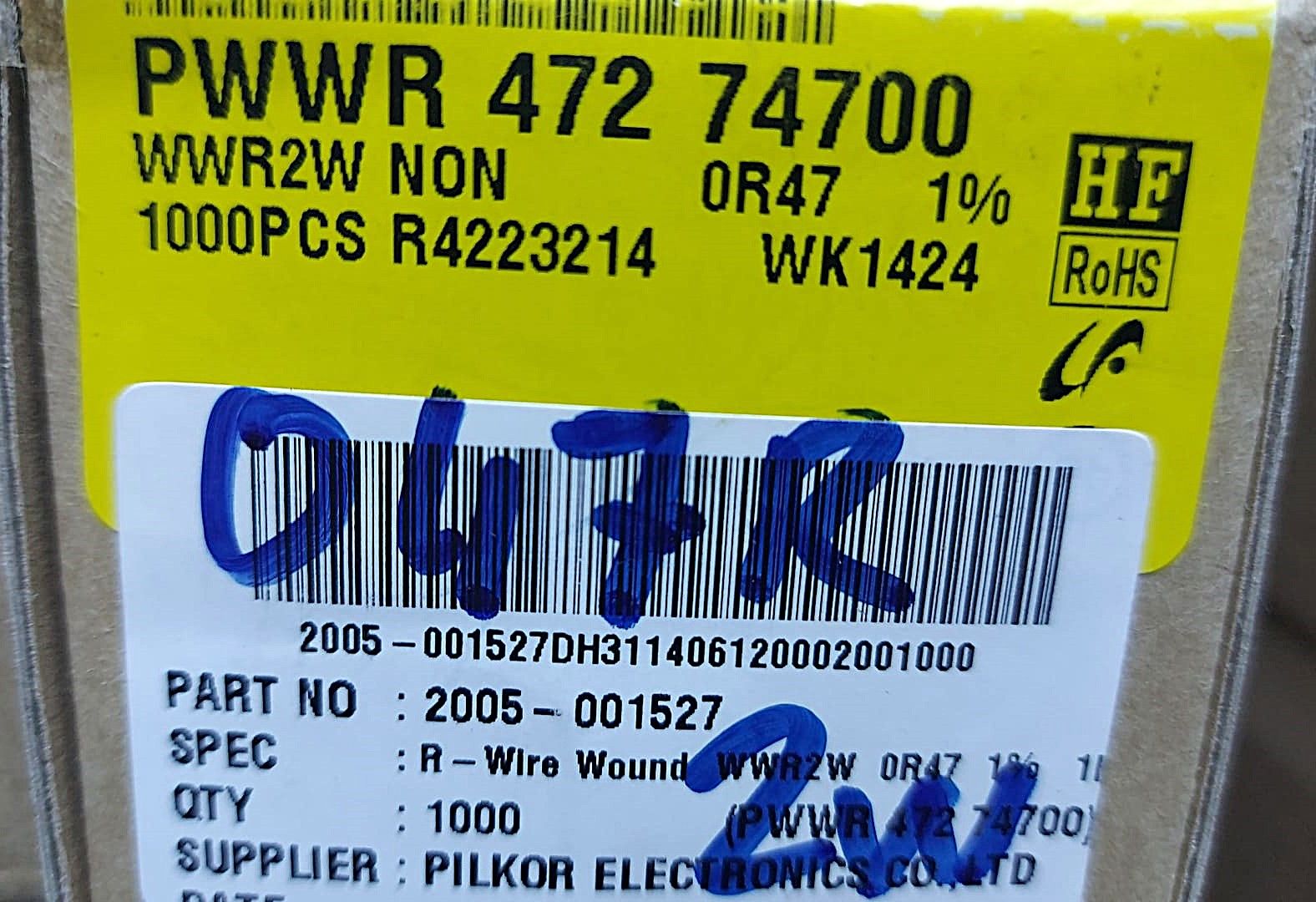 047R 2W %1 DİRENÇ