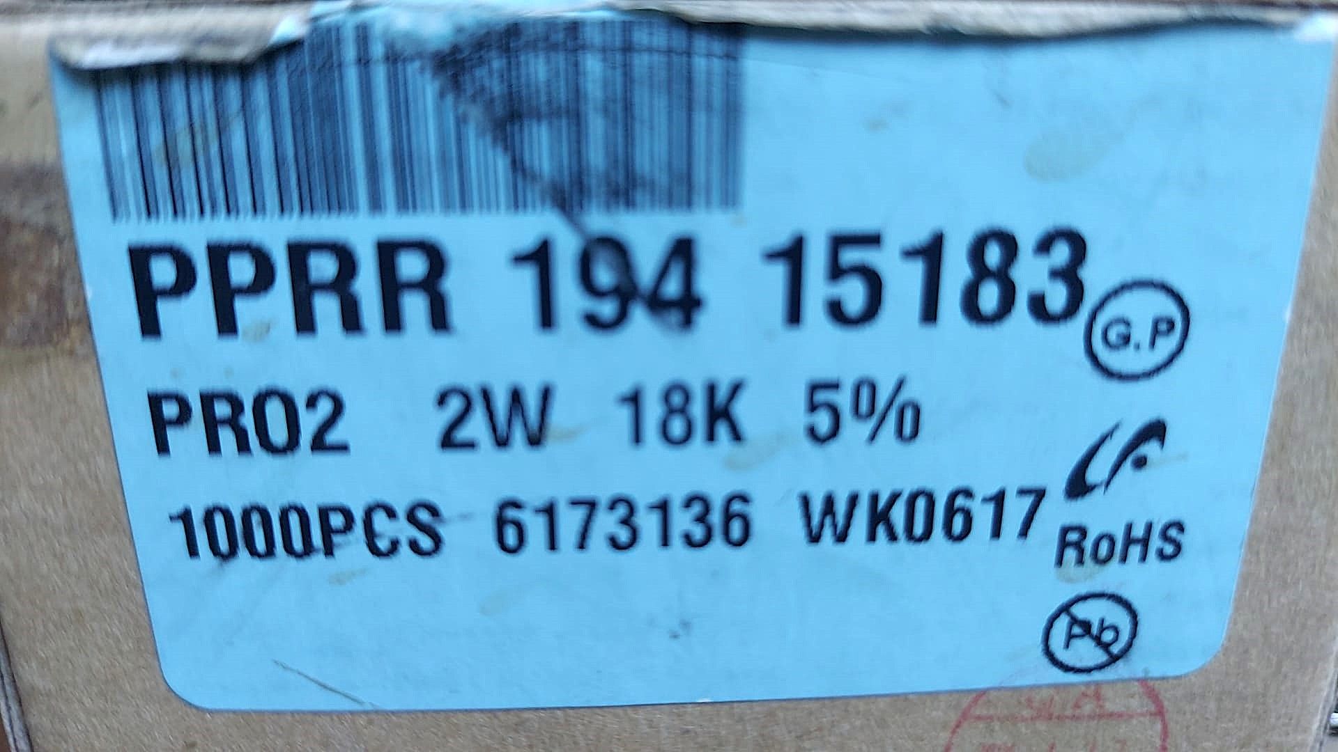 18K 2W %5 DİRENÇ