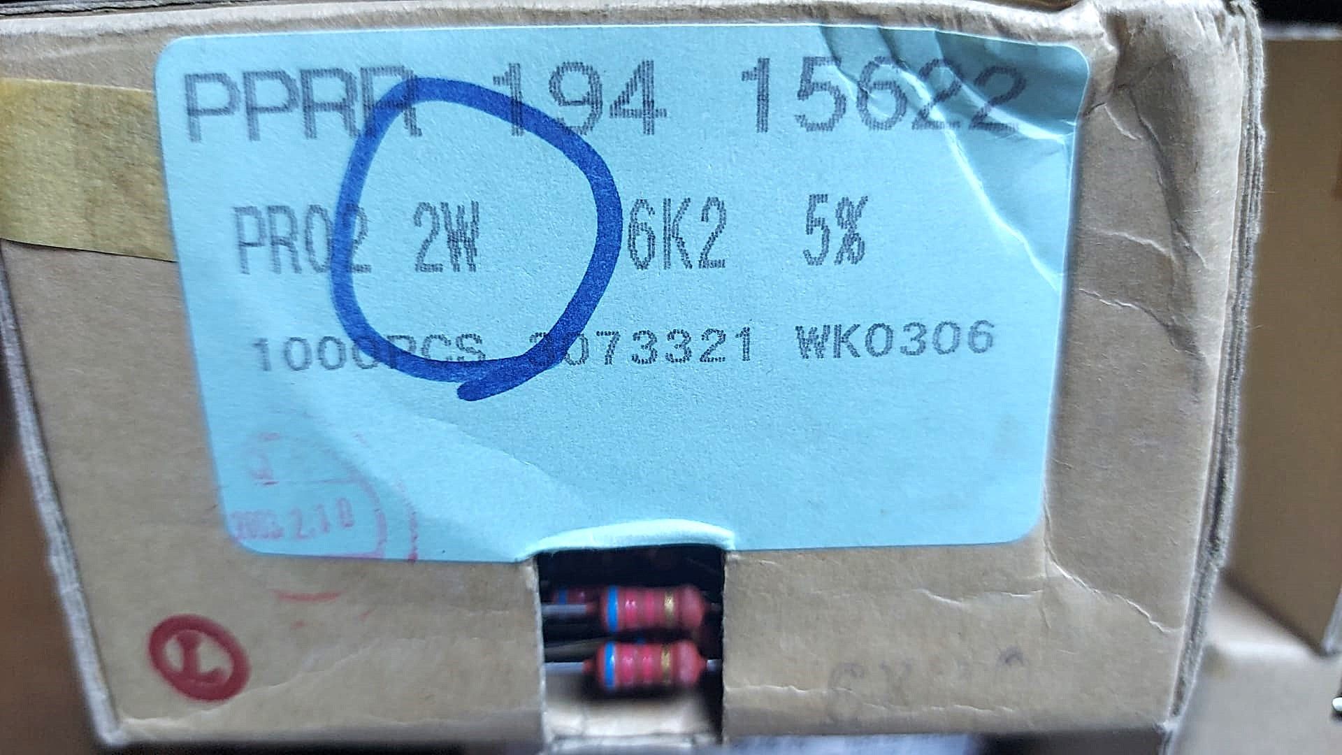 6K2 2W %5 DİRENÇ