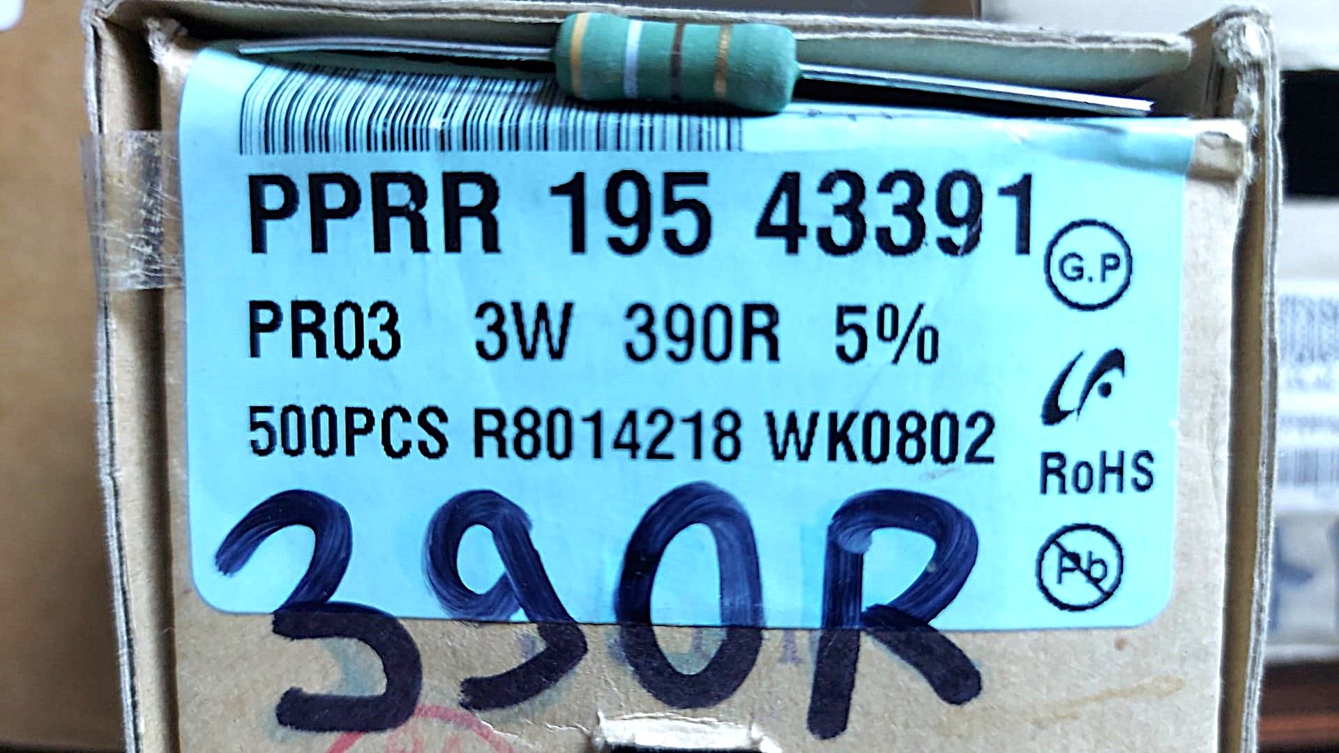 390R 3W %5 DİRENÇ