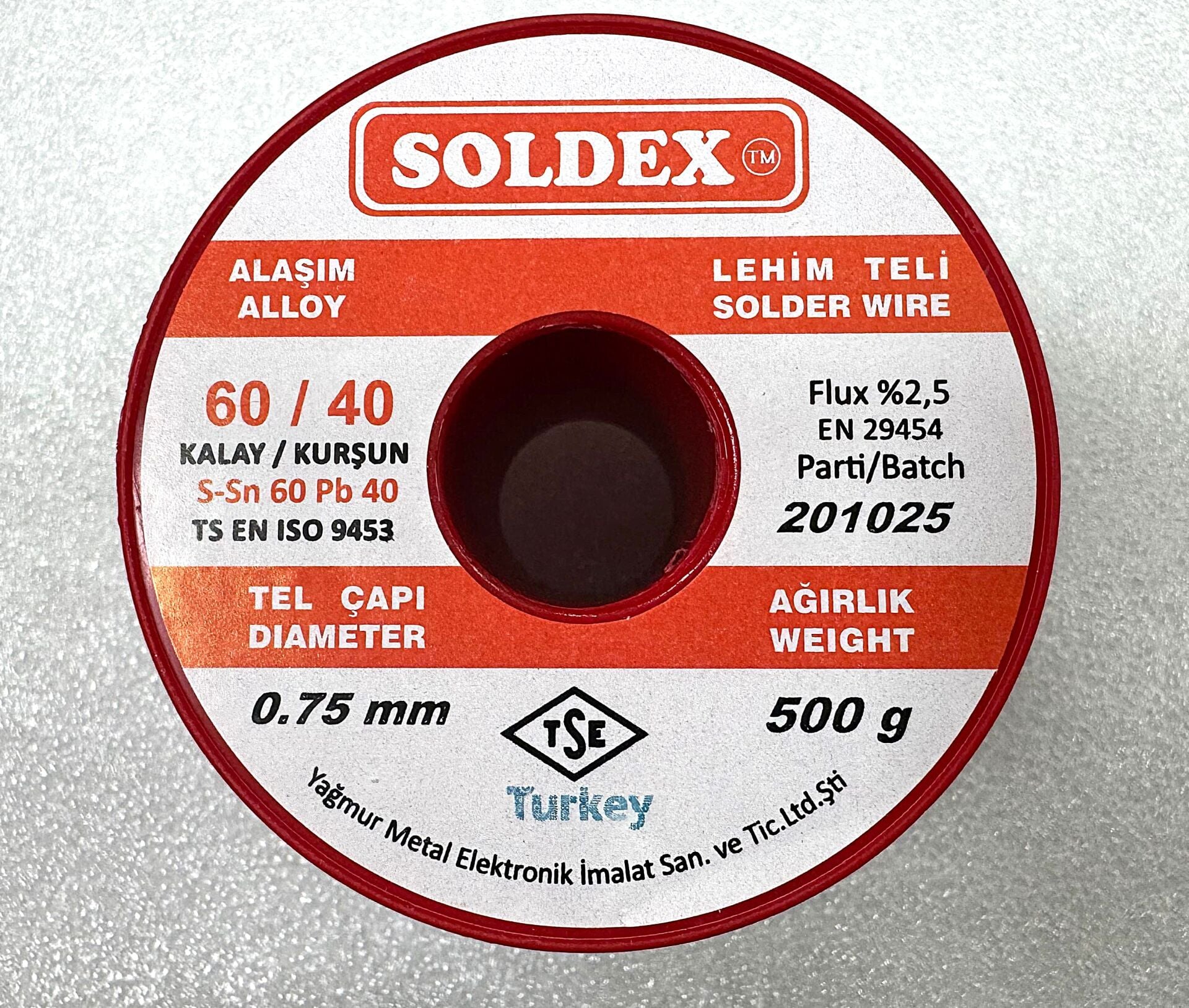 0.75MM 500G LEHİM TELİ