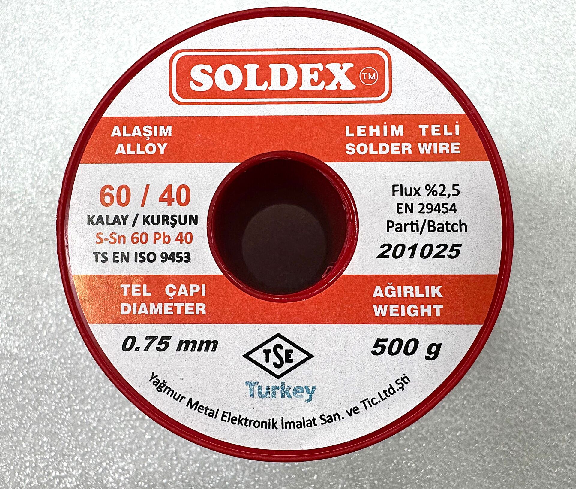 0.75MM 500G LEHİM TELİ