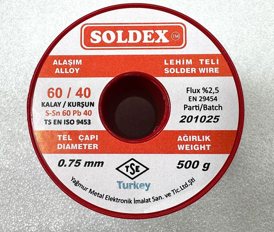 0.75MM 500G LEHİM TELİ