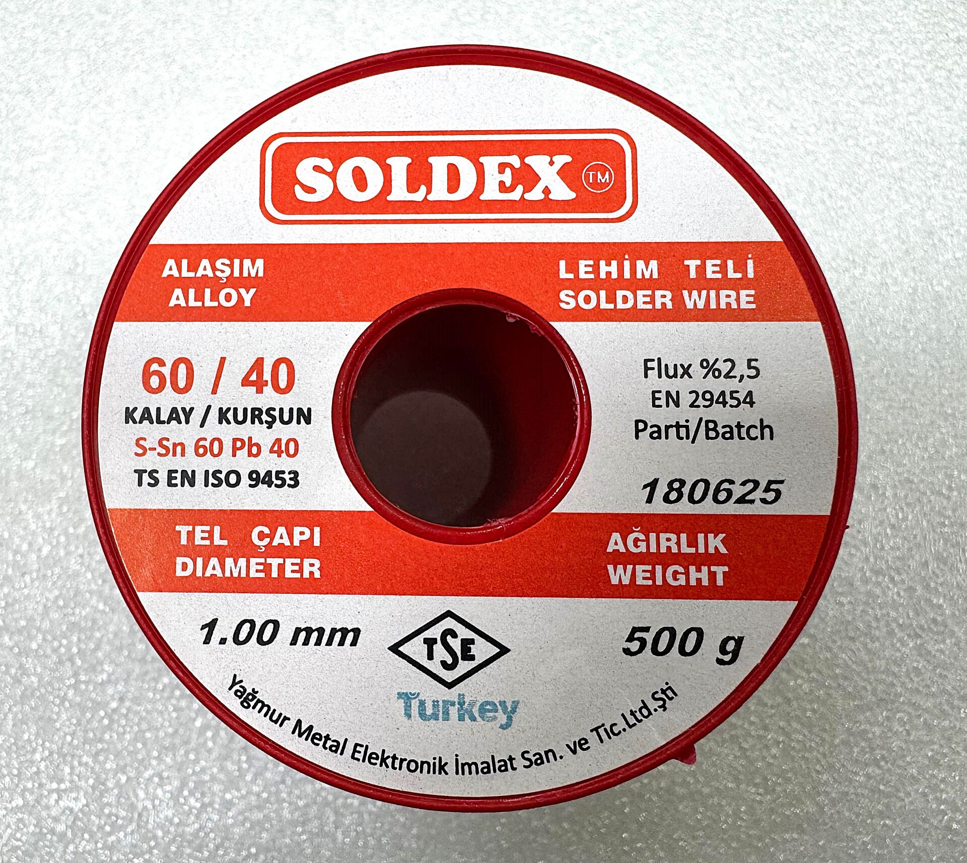 1.00MM 500G LEHİM TELİ